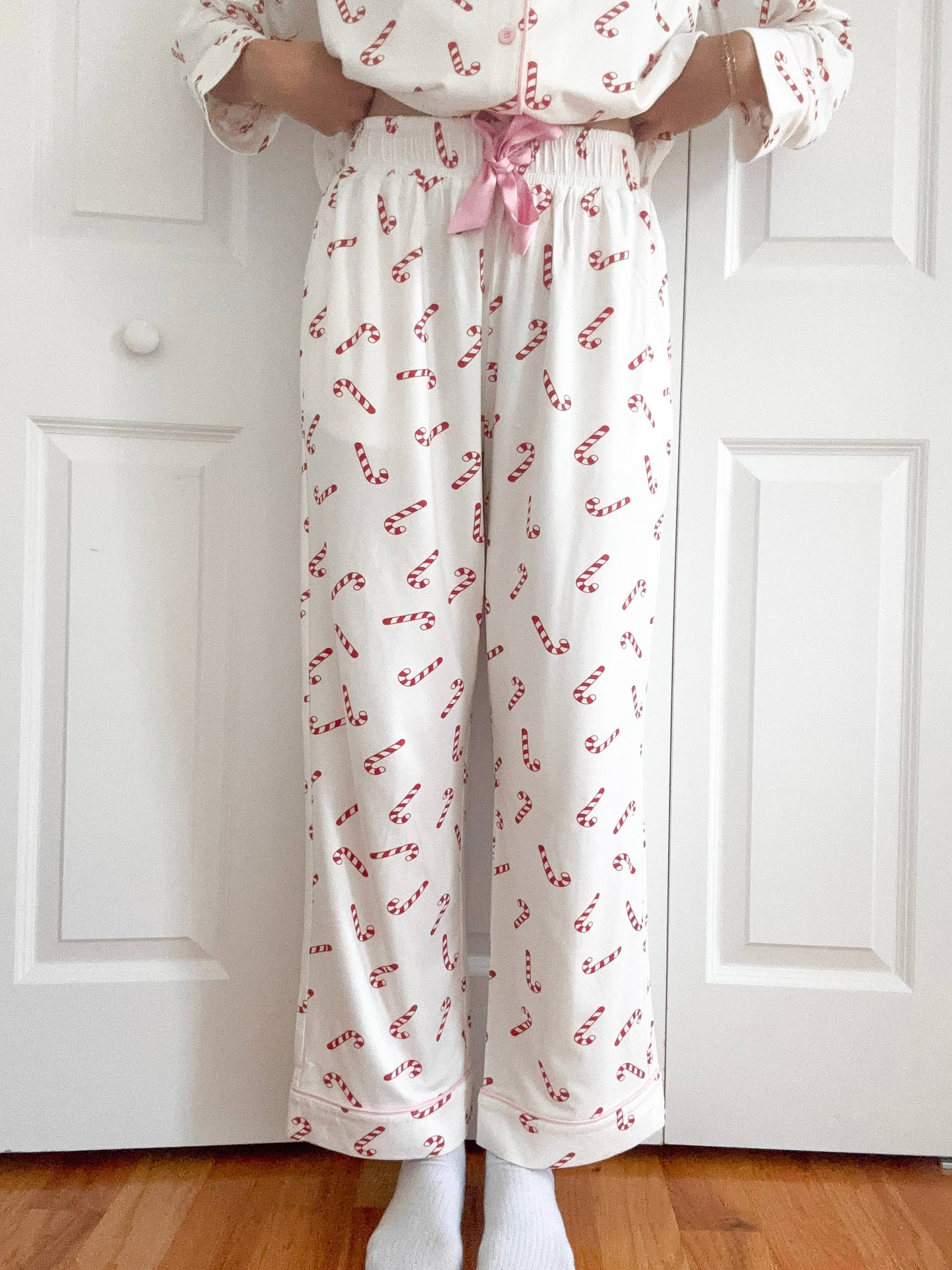 Candy Cane Holiday Christmas Pajama Pants