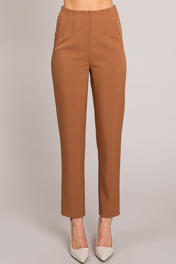 Twill Darted Trousers