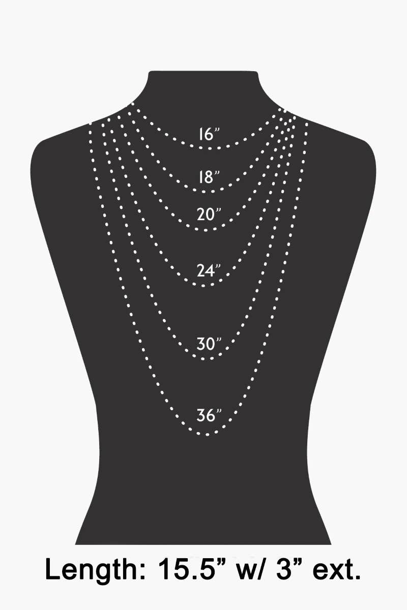 Two Tone Twisted Texture Oval Classic Chain Necklace