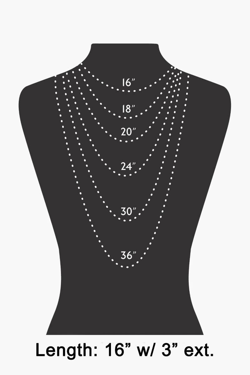 Two Tone Oval Chain Link Necklace