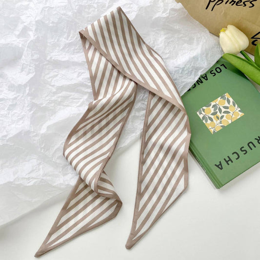 Neutral Long Twilly Scarf