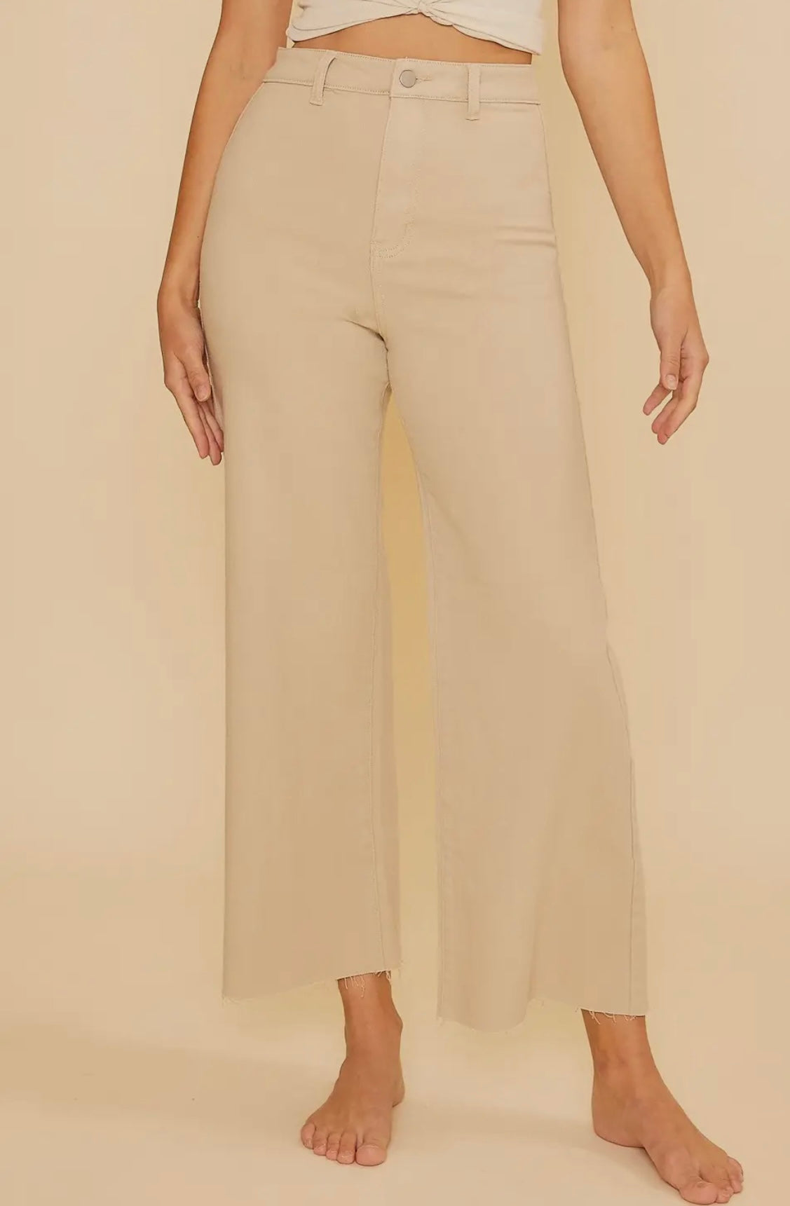 Stretch Wide Leg Denim Jean
