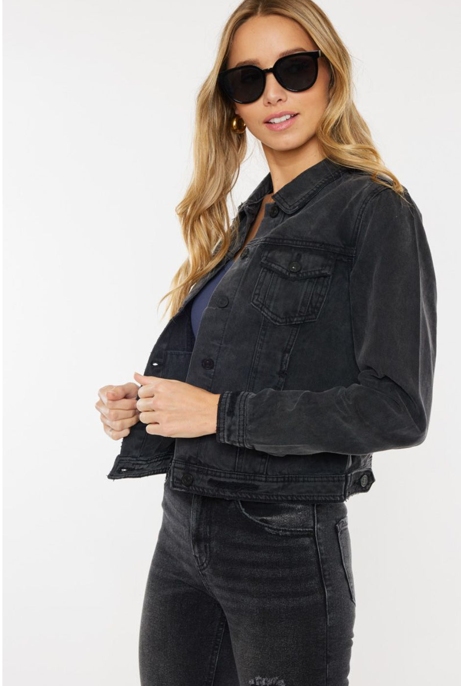 Distressed Denim Jacket