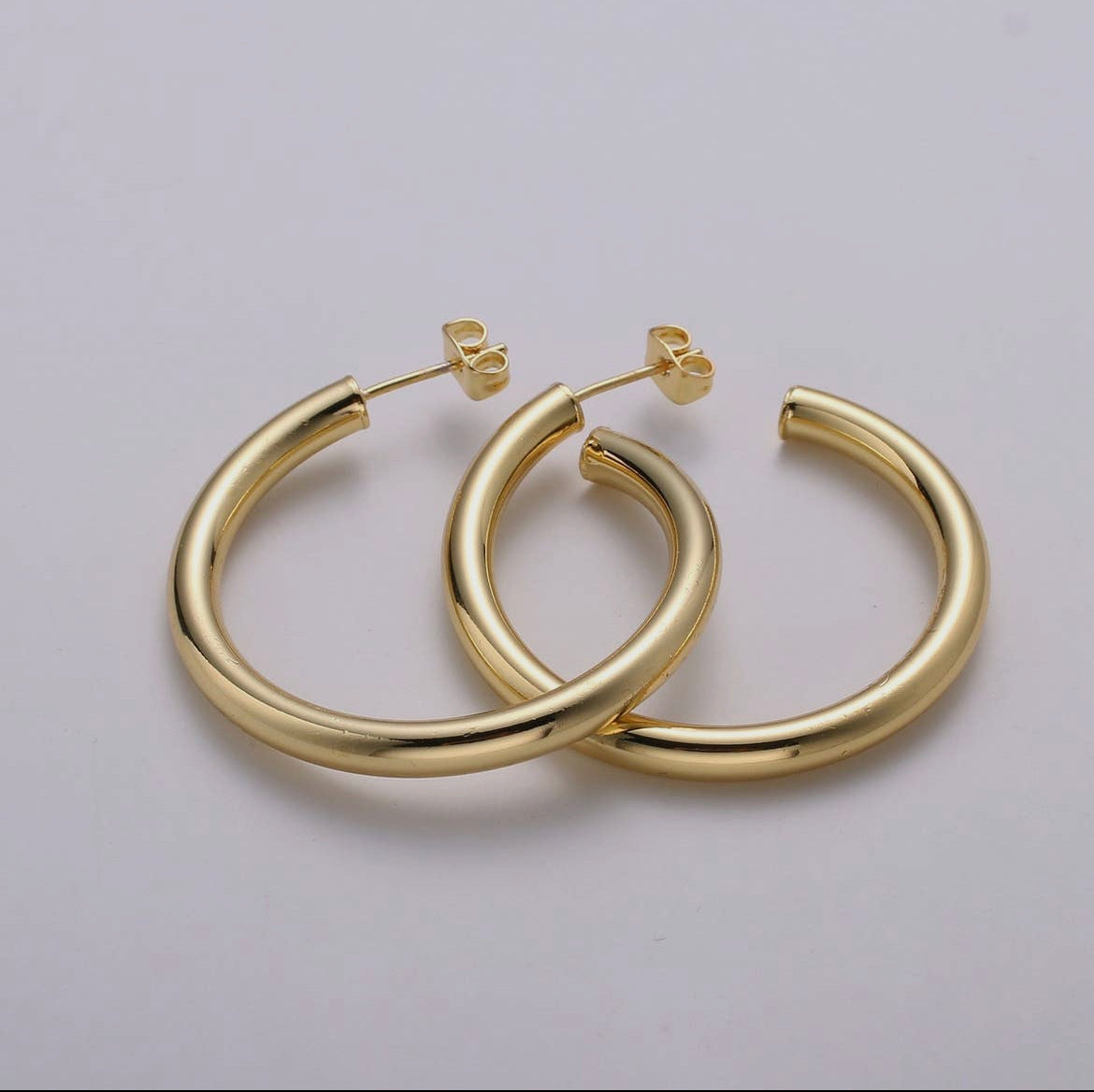 Tube Hoop Earrings