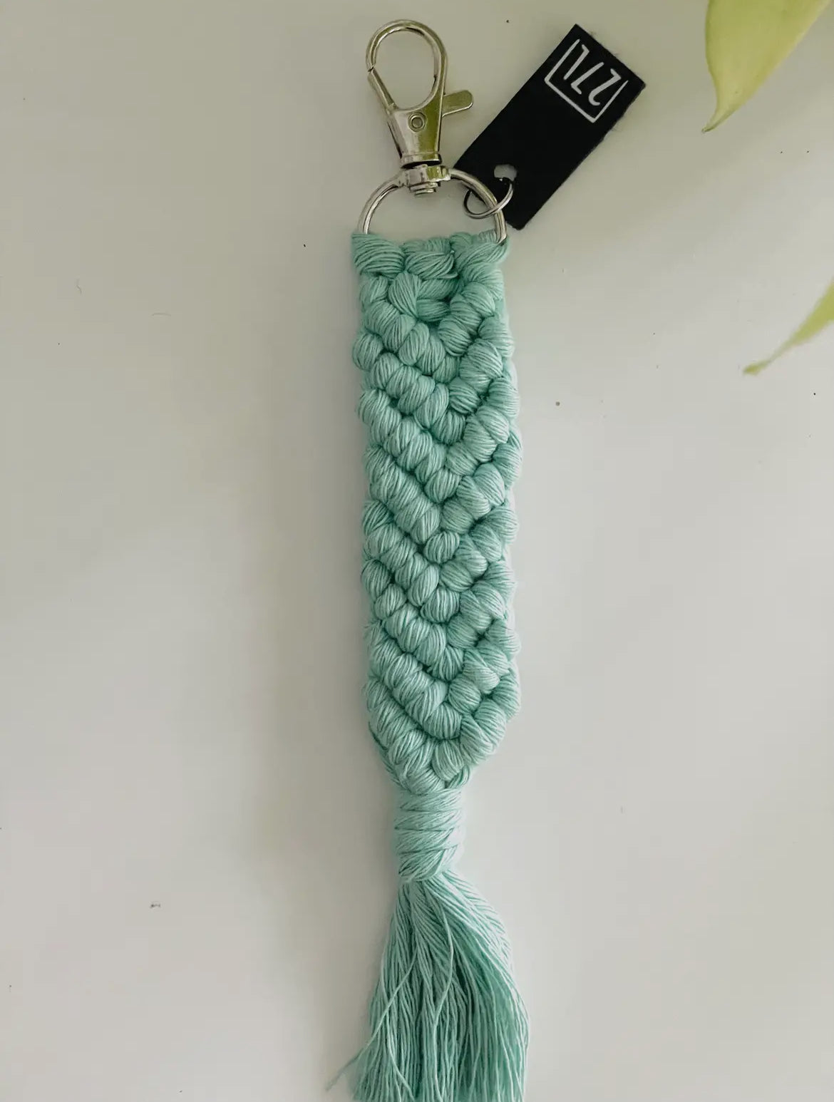 Fishtail Macrame Keychain