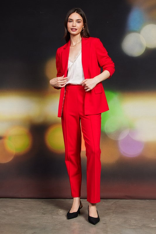 Knit Long Sleeve Blazer