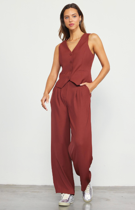 Chocolate Wide Leg Pants