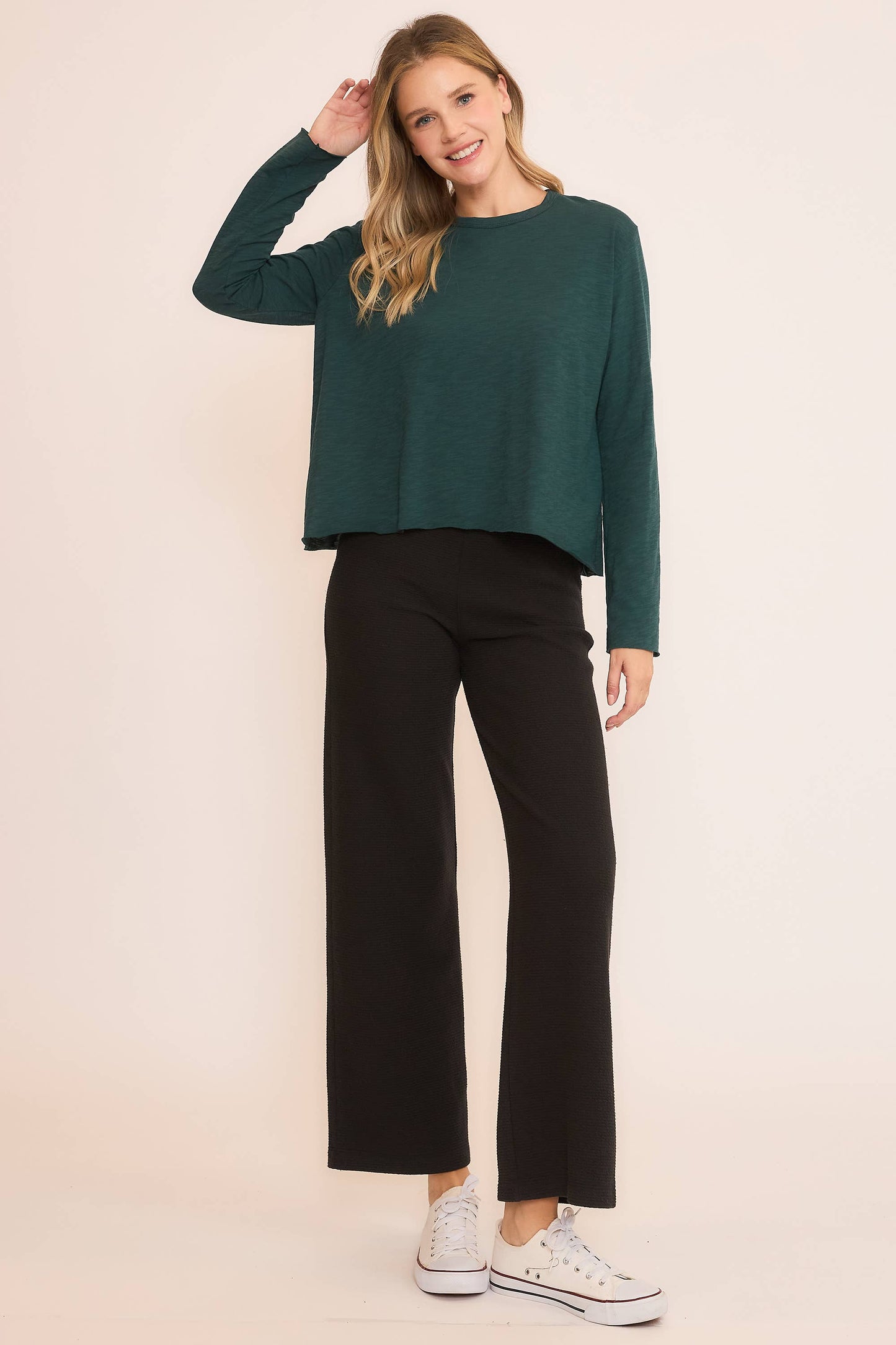 Boxy Fit Long Sleeve Top