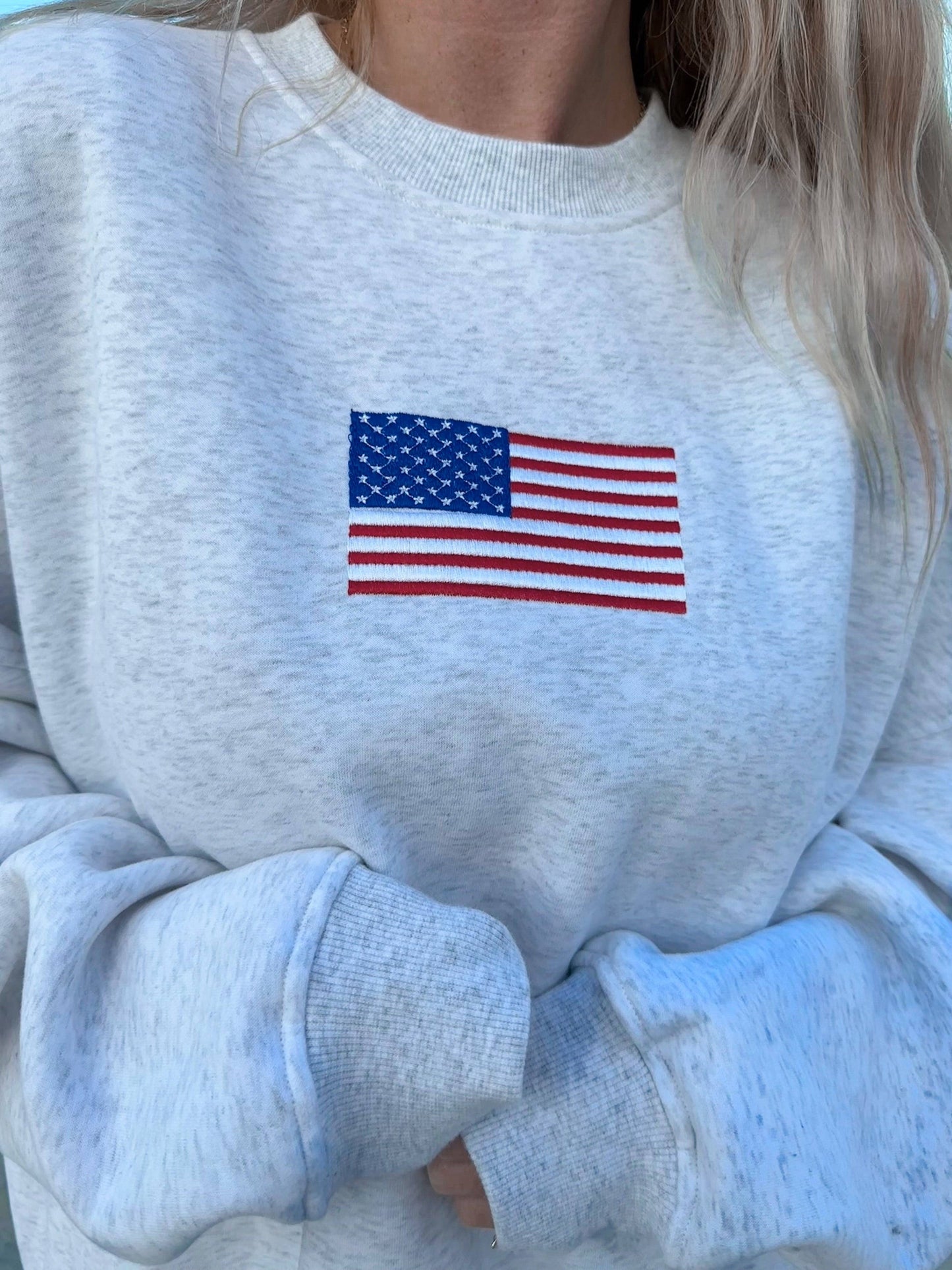 Vintage American Flag Sweatshirt