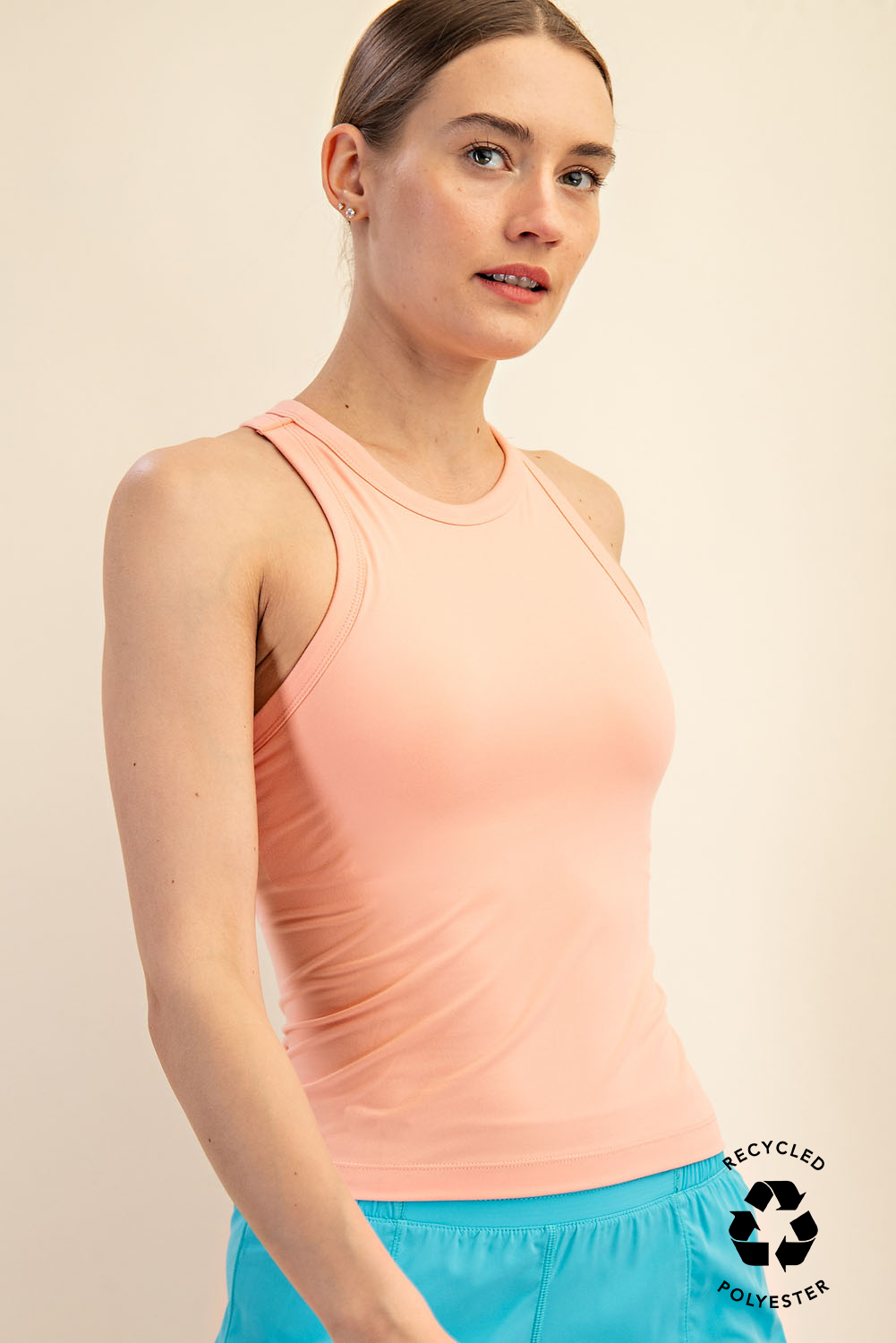 BUTTER SLEEVELESS RACER BACK TANK TOP