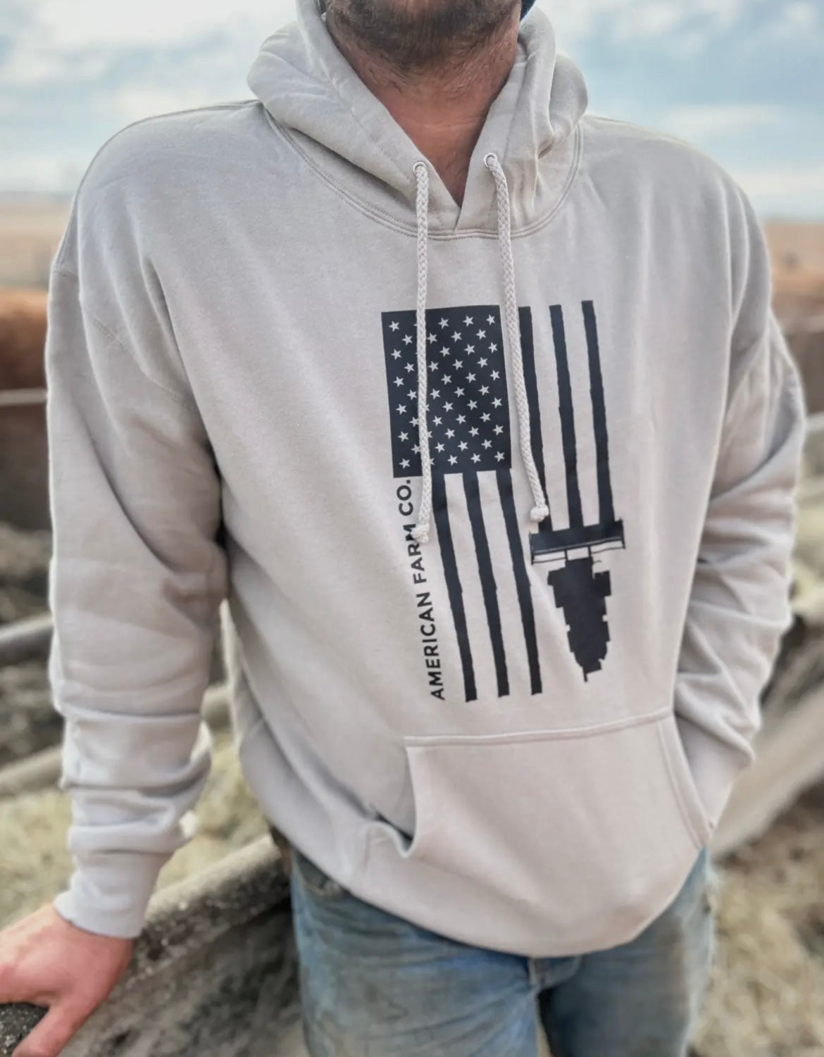 ‘Harvest Flag’ Farm Hoodie