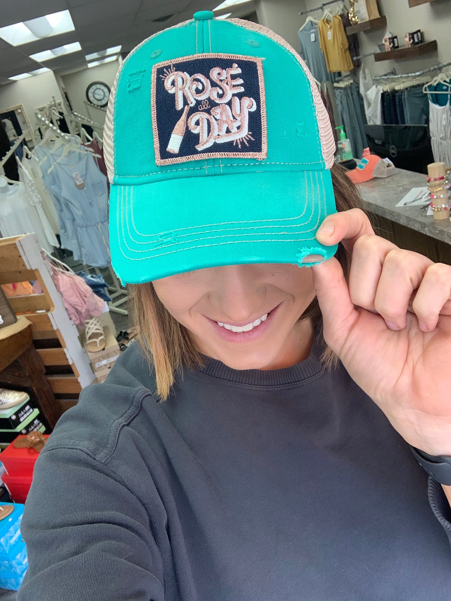 Judith March Rosé Day Hat
