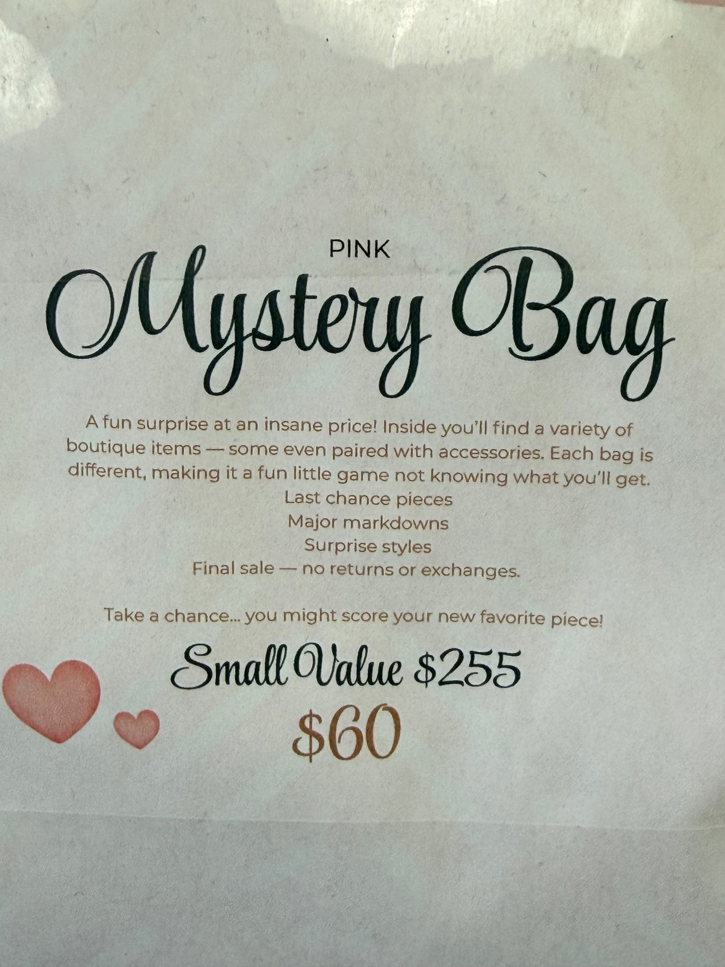 Small Mystery Bag