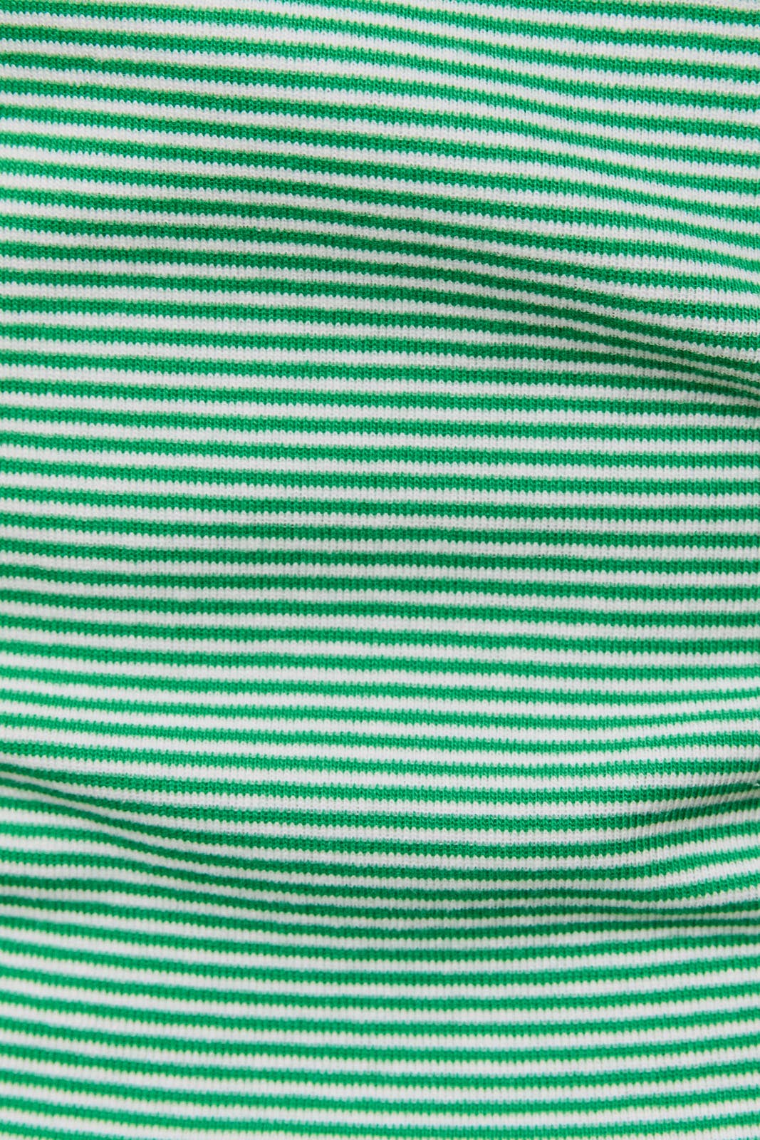 SHORT SLEEVE STRIPE TOP WITH SCOOP BACK