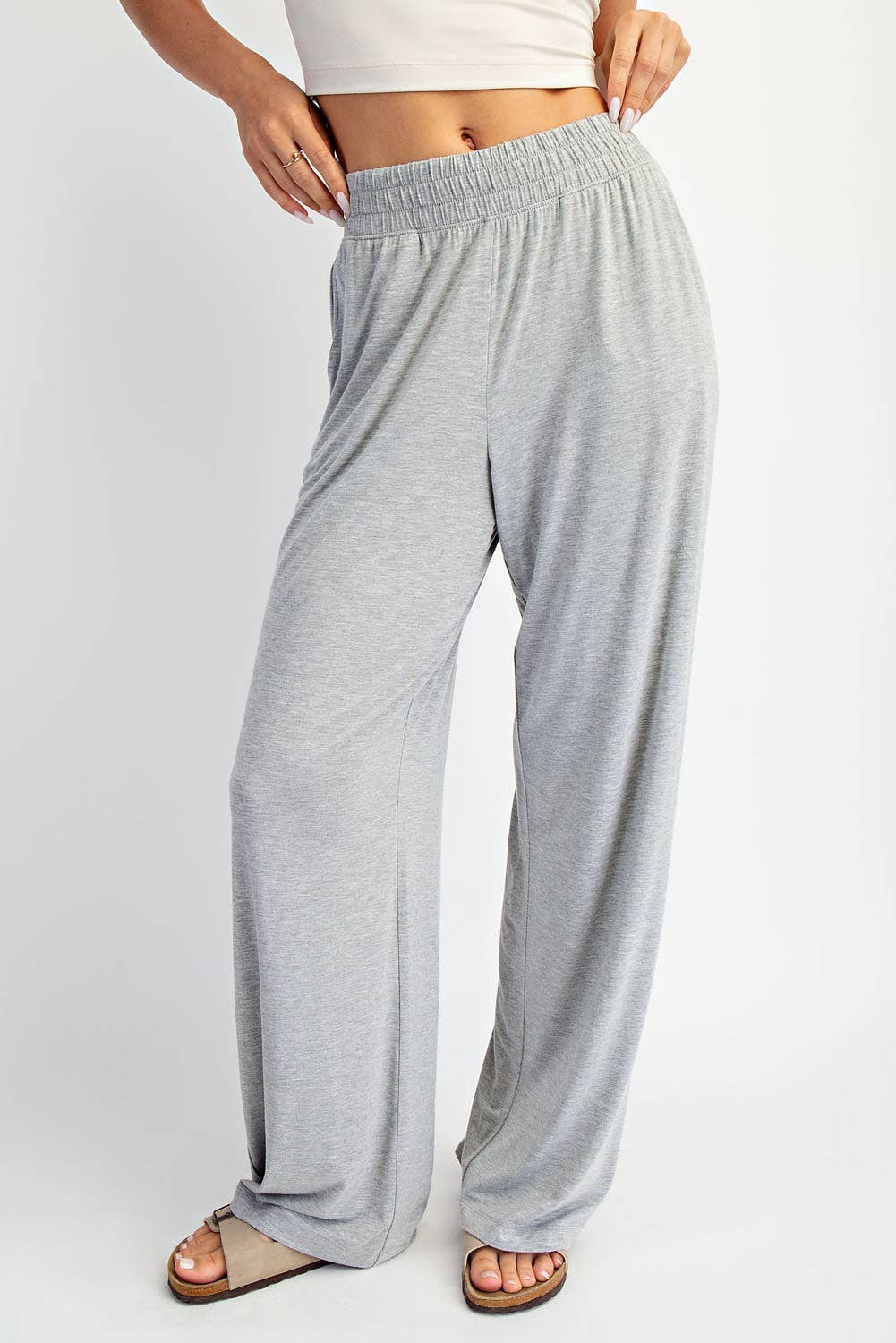 VISCOSE MODAL WIDE LEG PANT