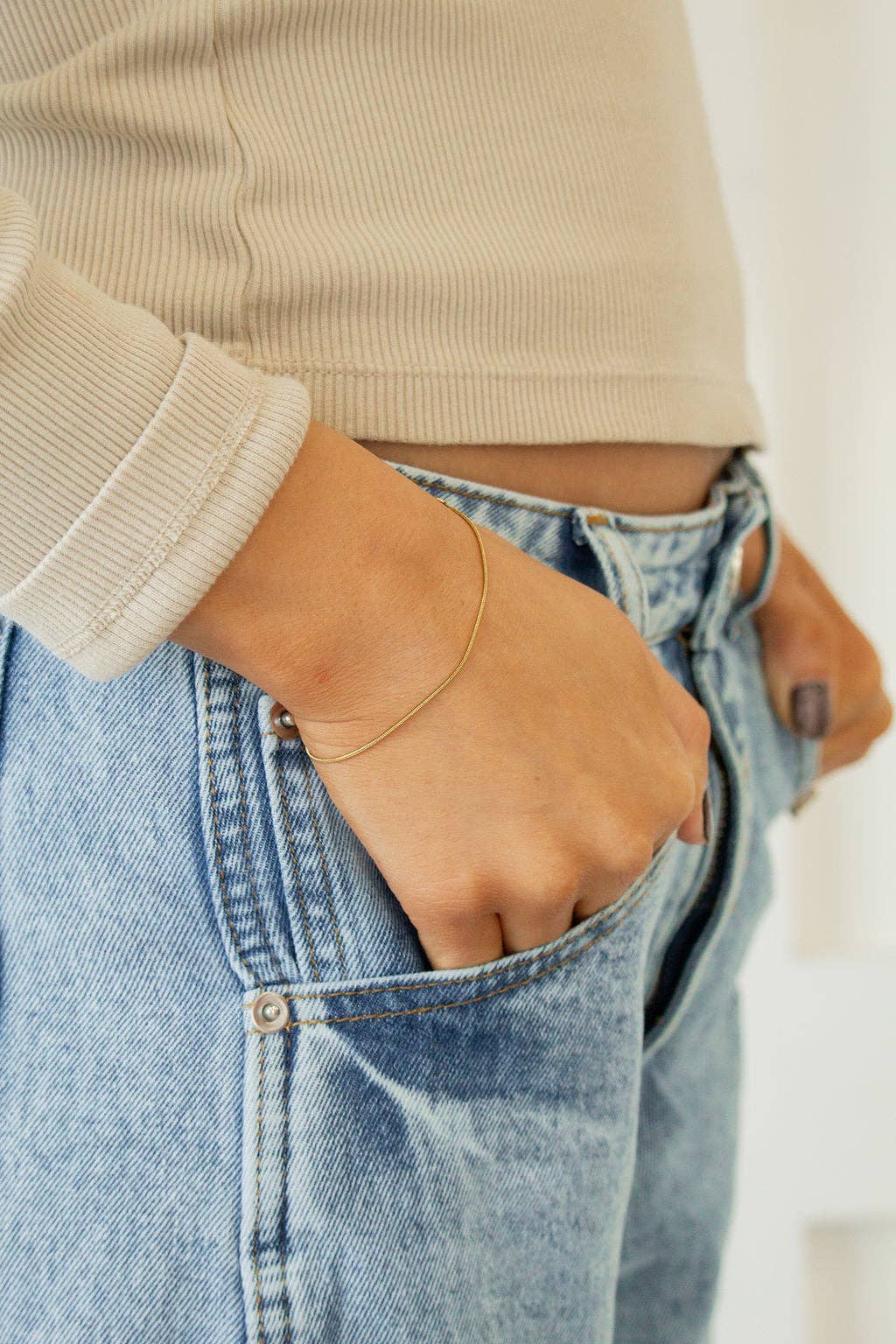 Fine Coil Bracelet