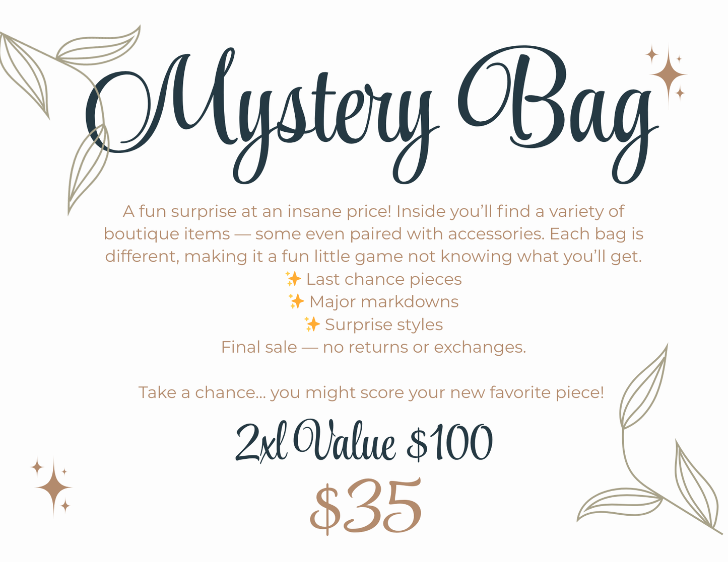 2XL Mystery Bag