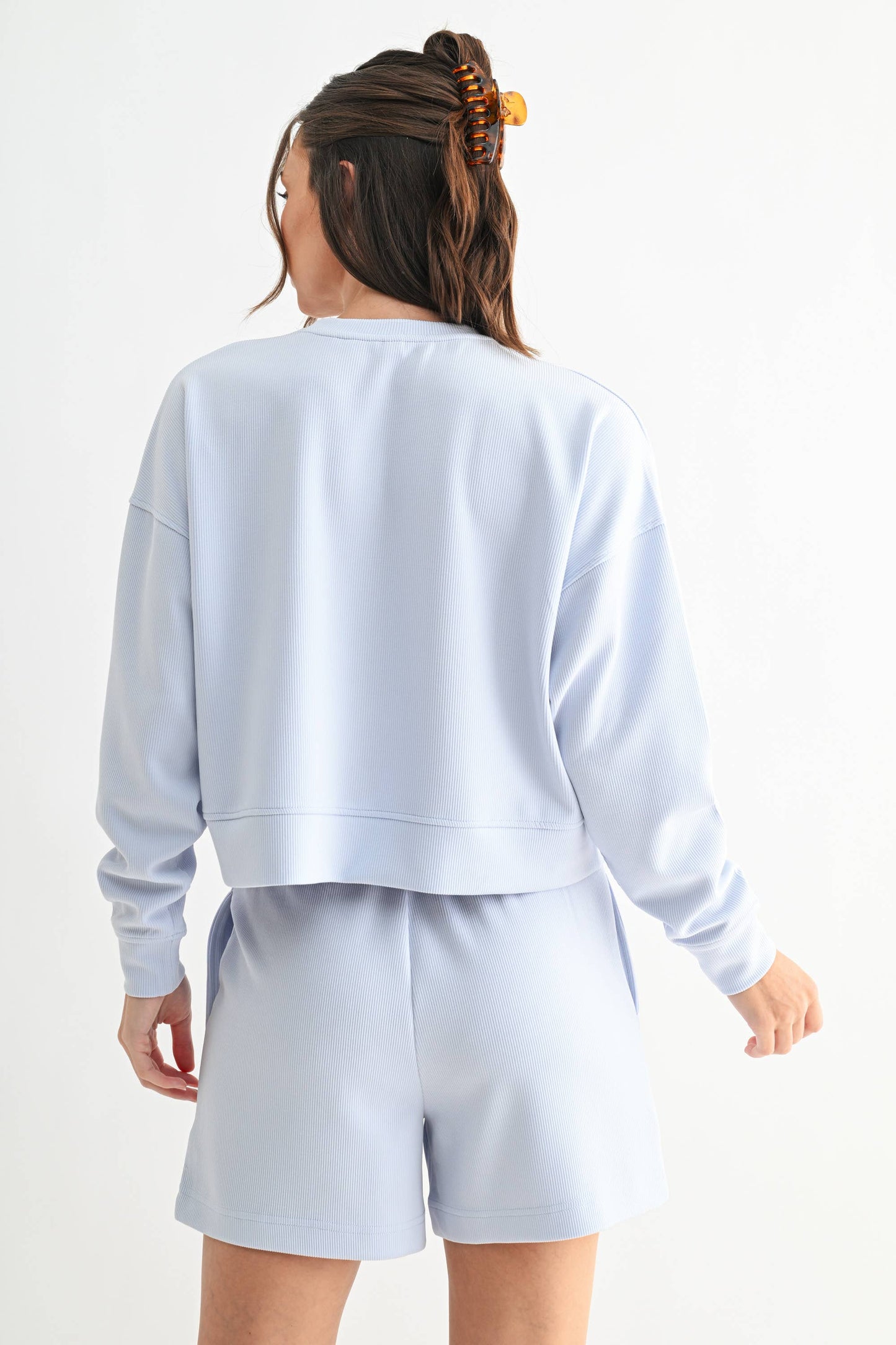 Luxe Sand Wash Rib Sweater