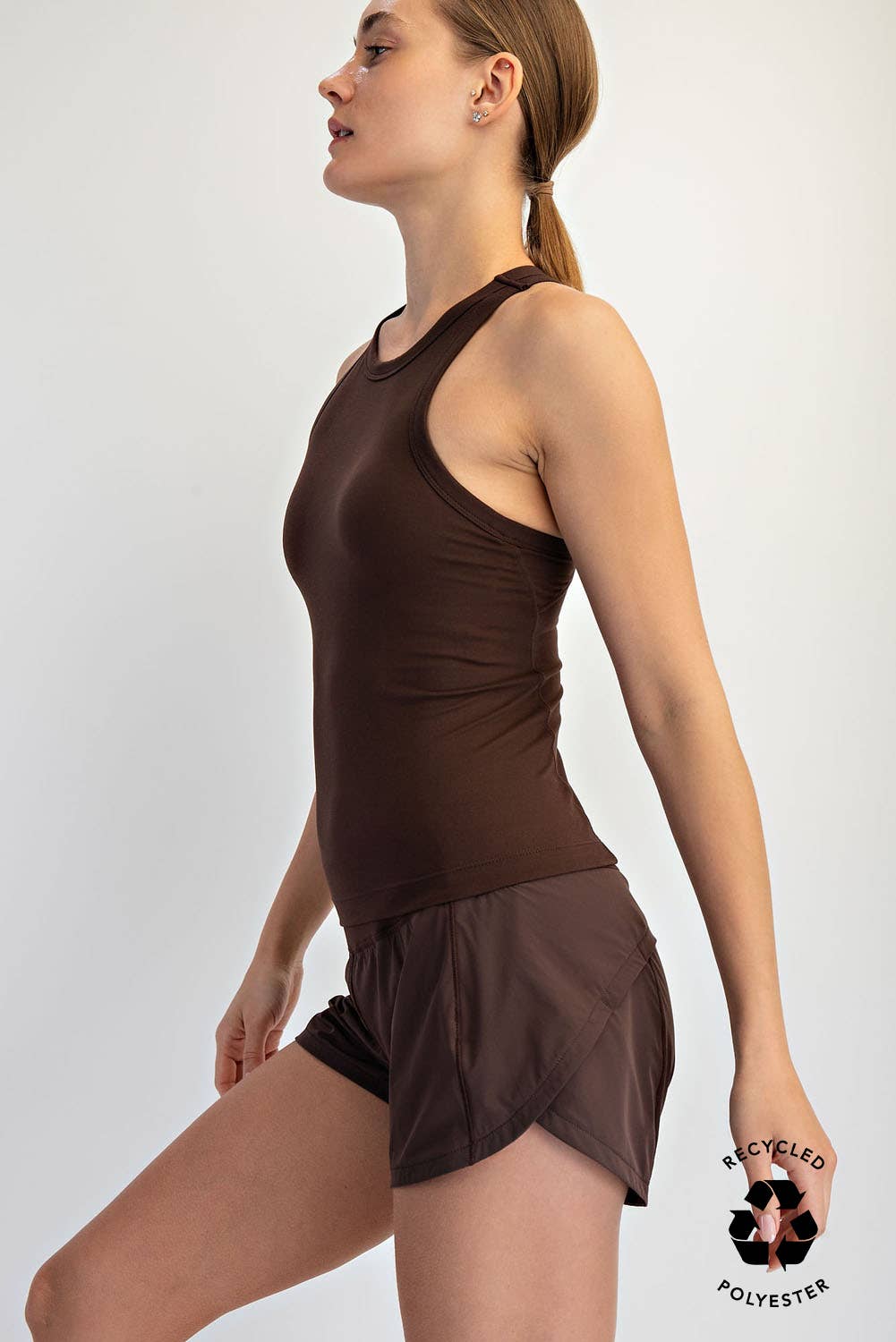 BUTTER SLEEVELESS RACER BACK TANK TOP