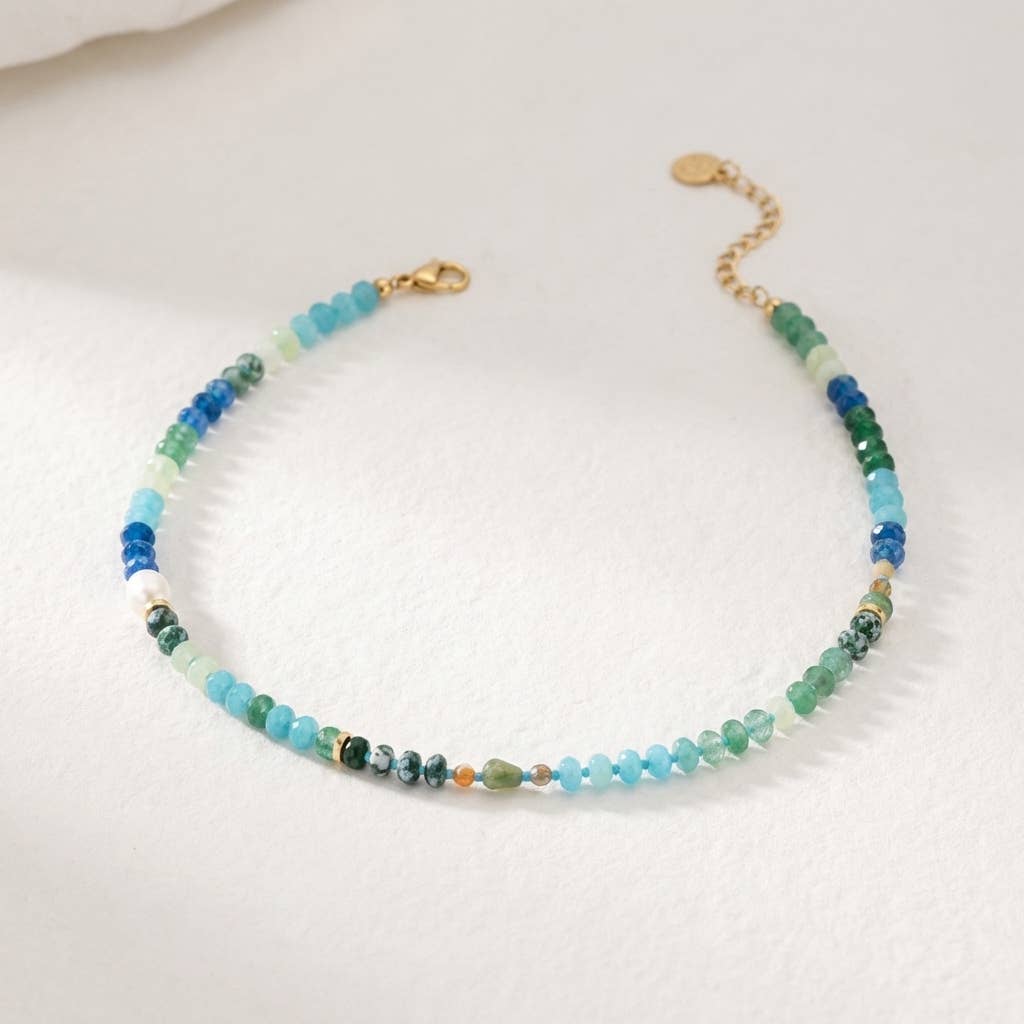 Azure Jade Glow Necklace