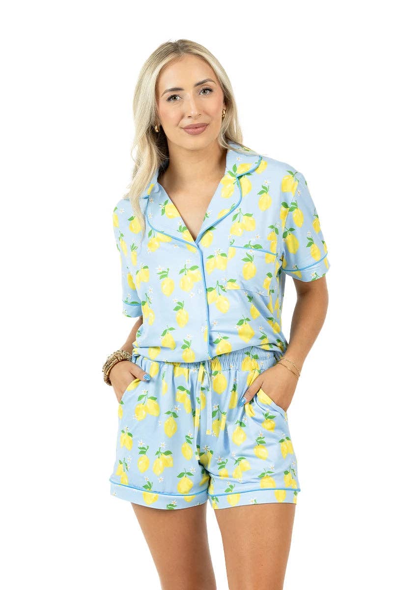 Zesty Lemons Wholesale Pajama Sets