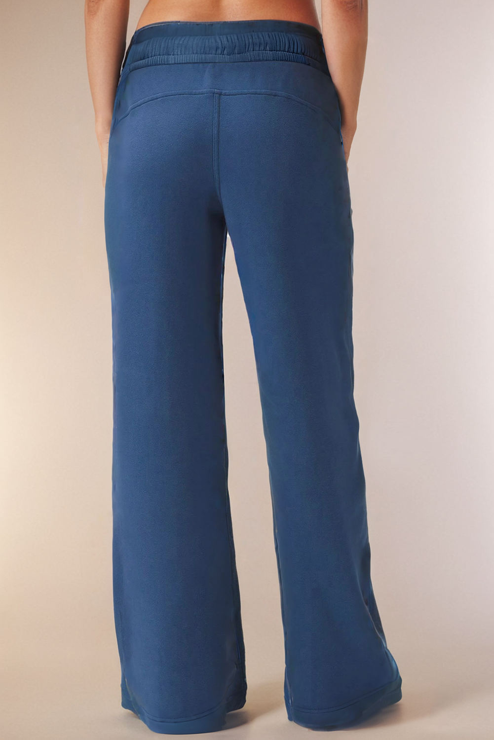 High Waist Drawstring Wide Leg Sweatpants
