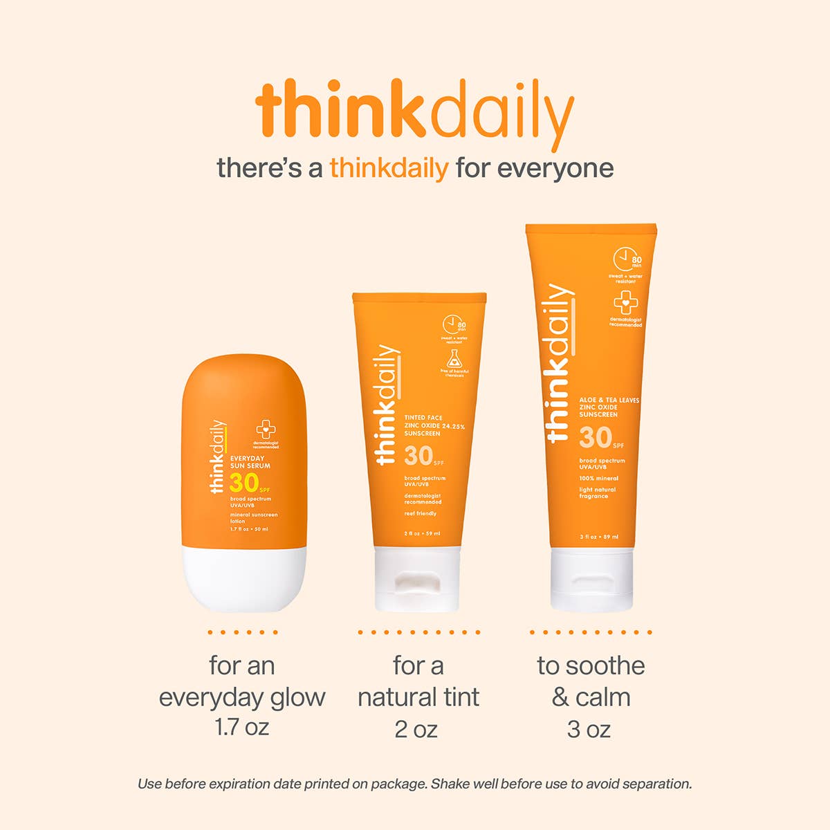 Thinkdaily Everyday Sun Serum SPF 30 1.7 oz