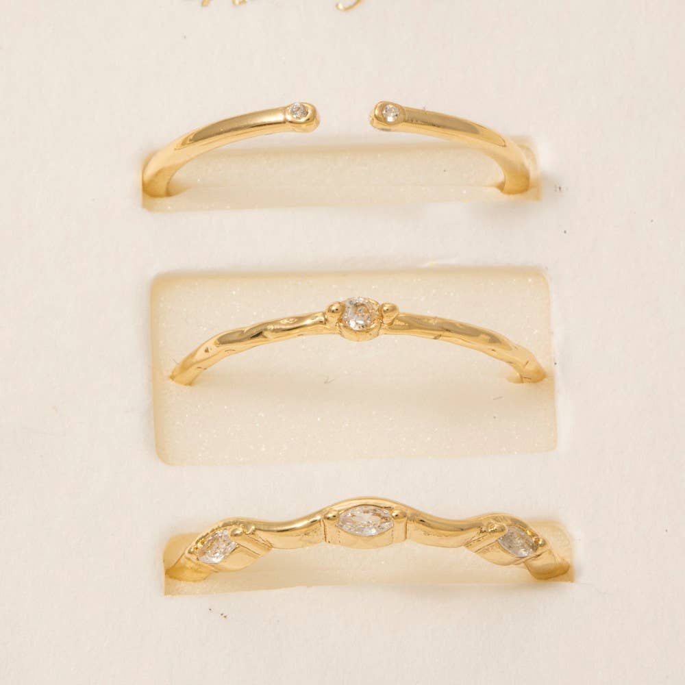 Secret Box Dainty Rings Set