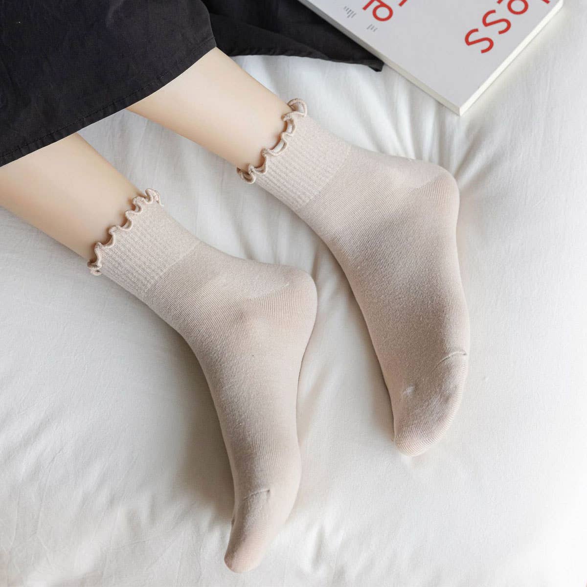 RUFFLED WOMEN ANKLE SOCKS