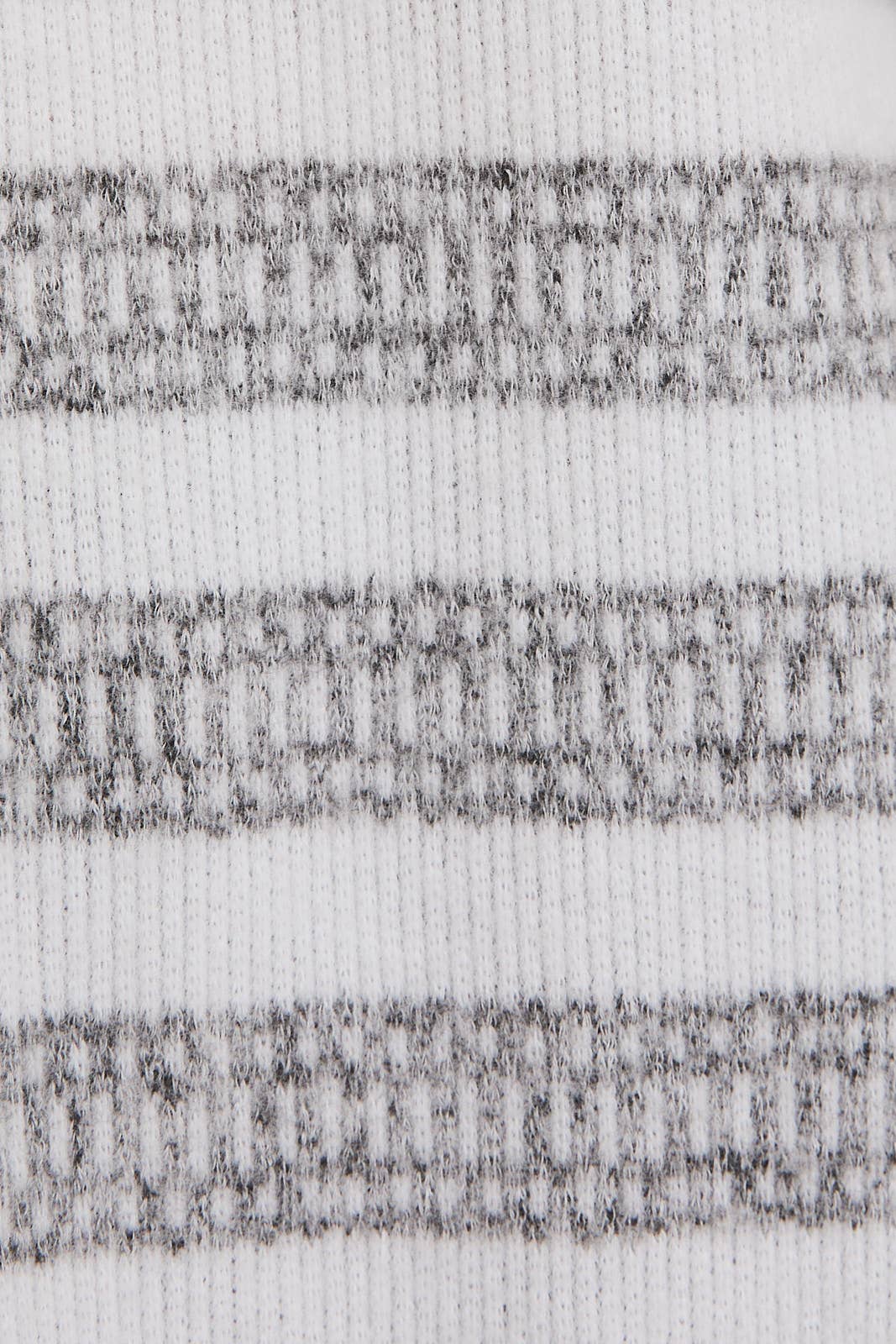 PLUS LONG SLEEVE BUTTON DOWN RAW EDGE STRIPE TOP