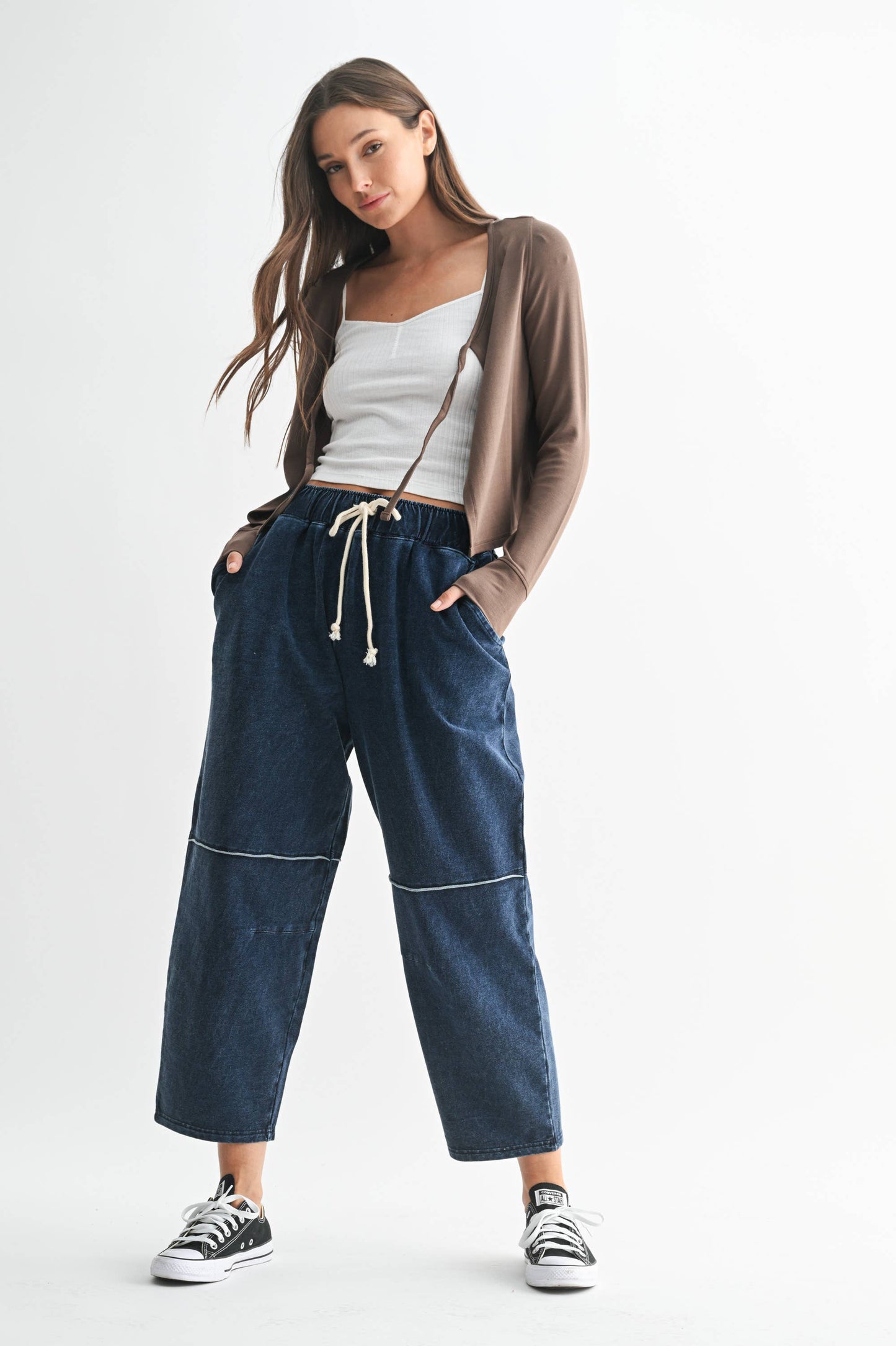 Charming Ballet Tie-Front Sweater