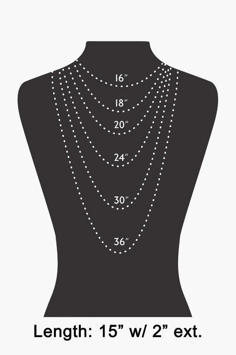 Two Tone Mixed Chain Necklace