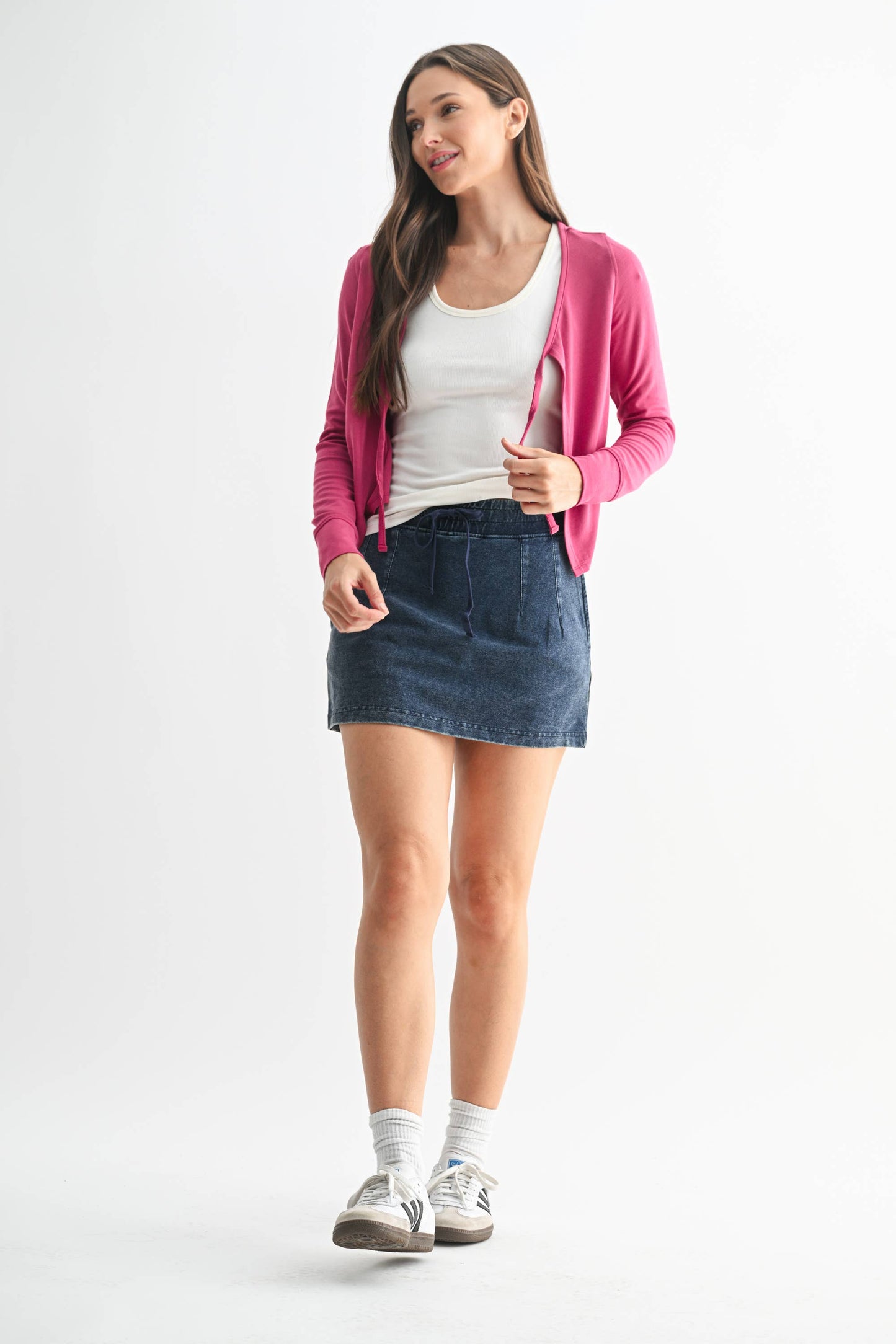 Charming Ballet Tie-Front Sweater