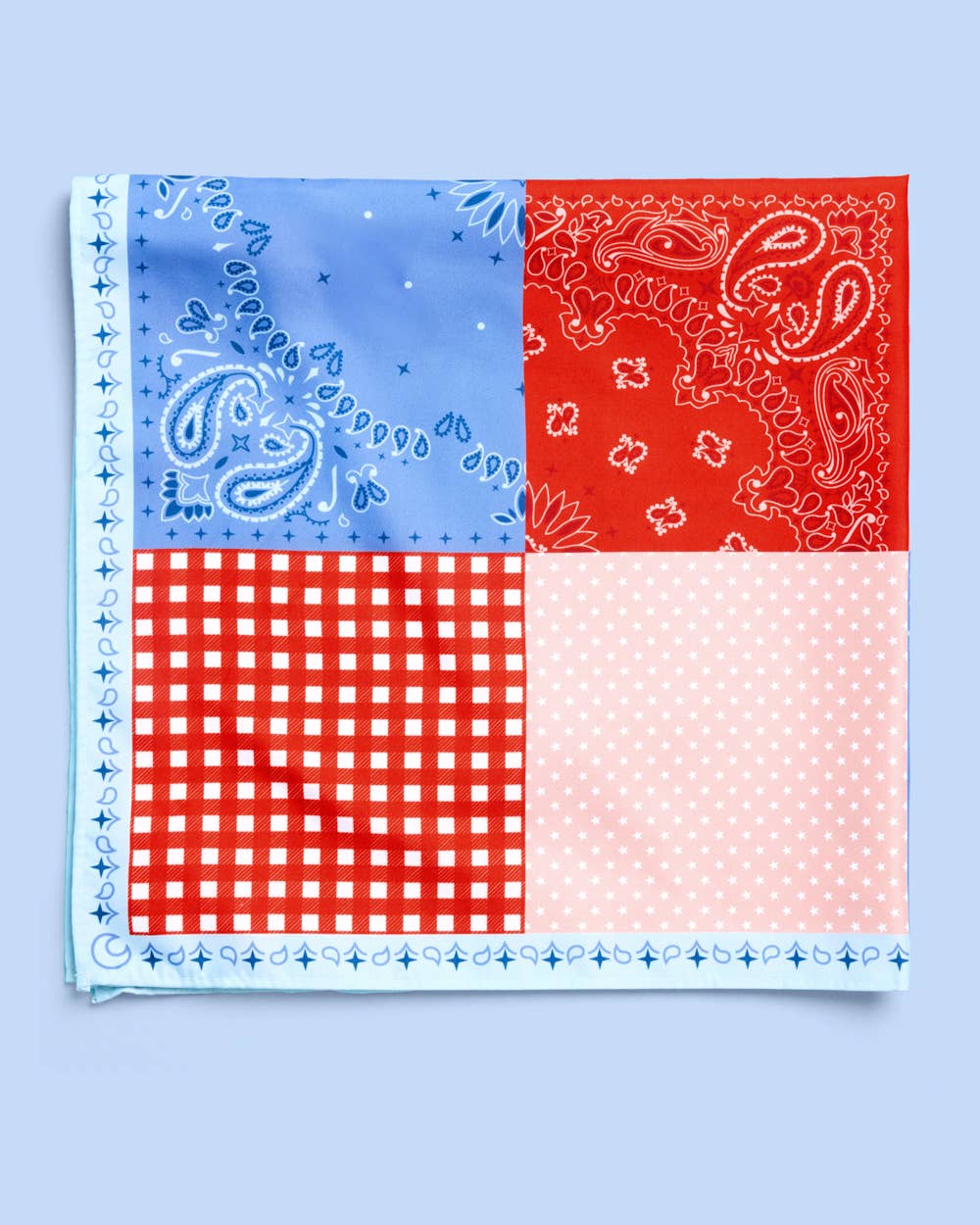 America 250 Patchwork Headscarf | patriotic bandana