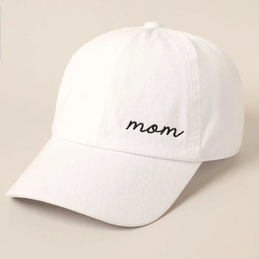 Mom Embroidered Cotton Baseball Cap
