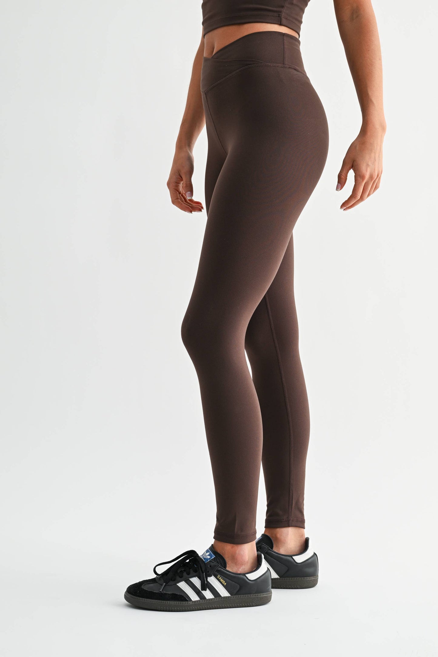 Venice Crossover Waist Leggings