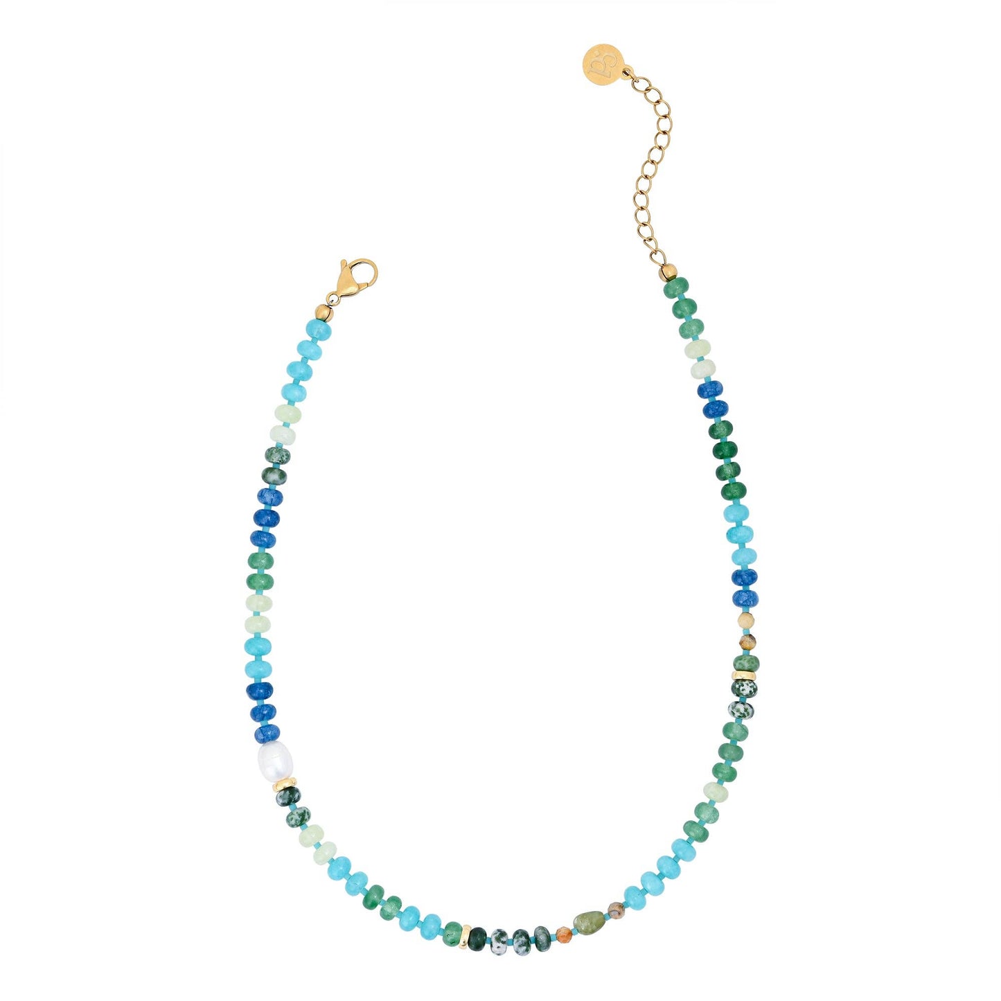 Azure Jade Glow Necklace