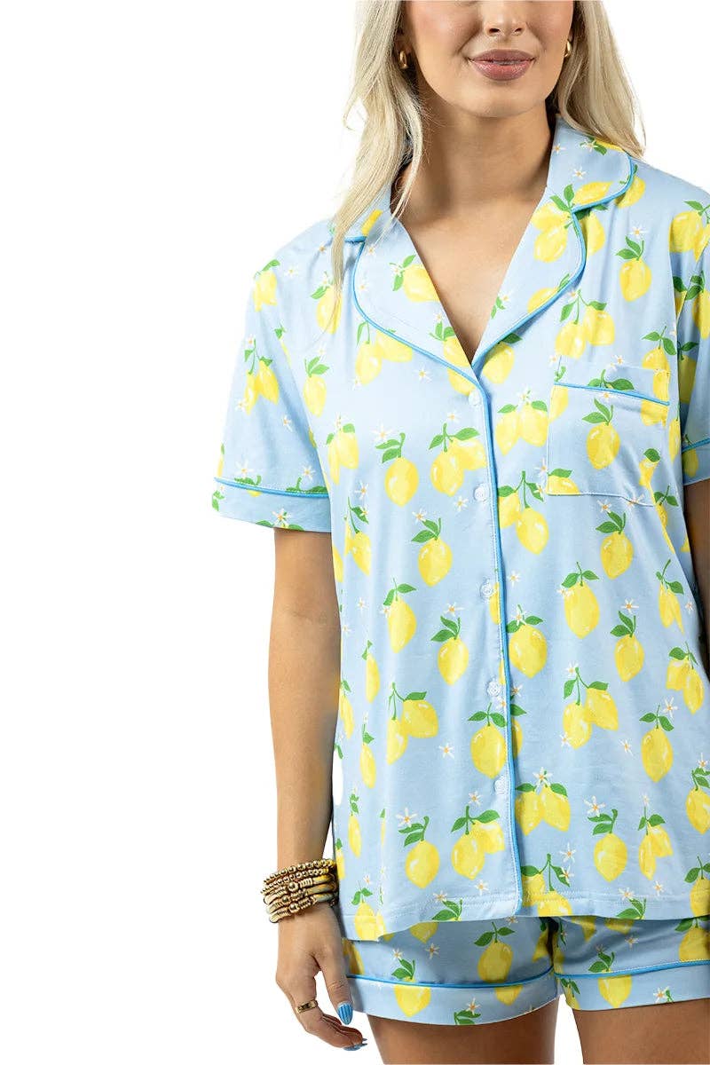 Zesty Lemons Wholesale Pajama Sets