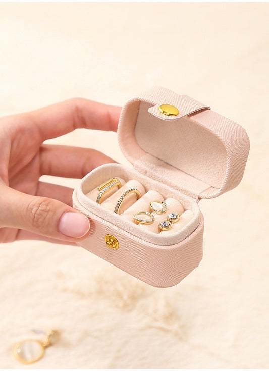 Ring Earring Box Travel Jewelry Holder