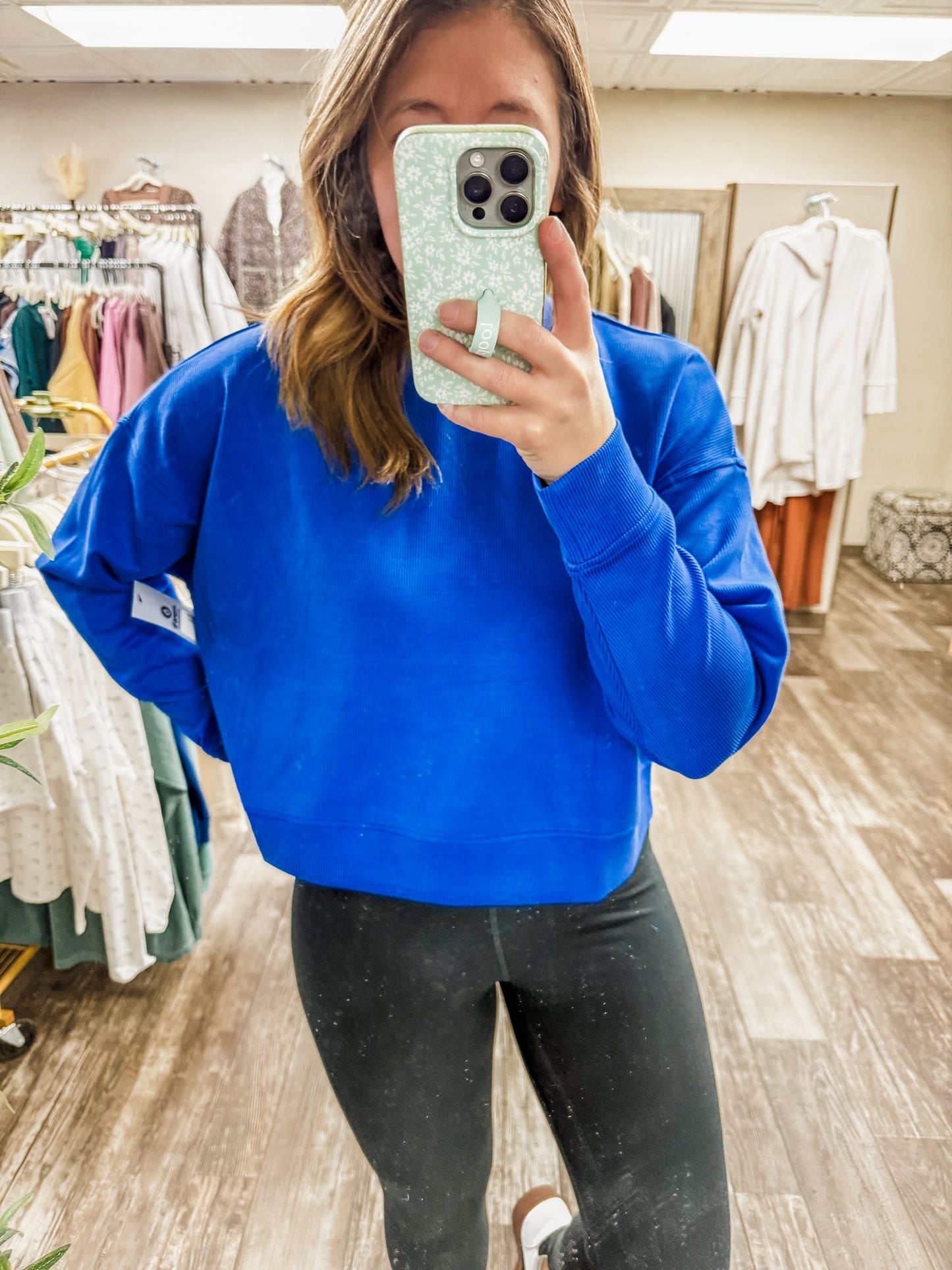 Luxe Sand Wash Rib Sweater