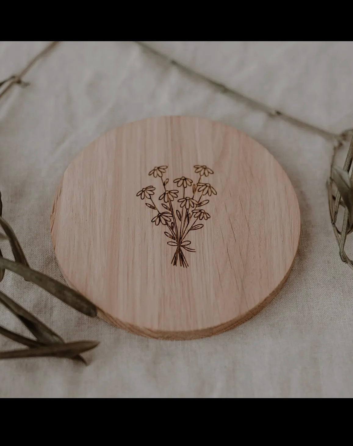 Oak Coaster