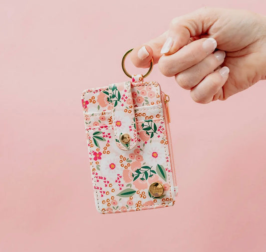 Floral Keychain Wallet