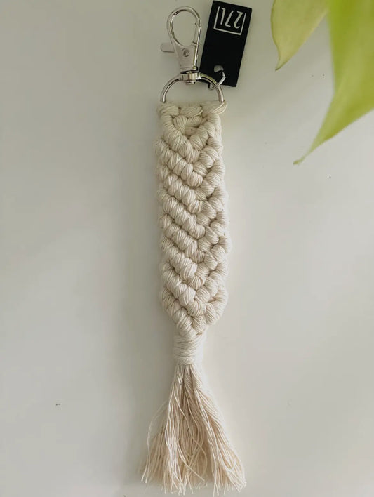 Fishtail Macrame Keychain