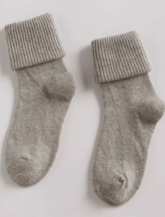 Light Grey Crew Socks