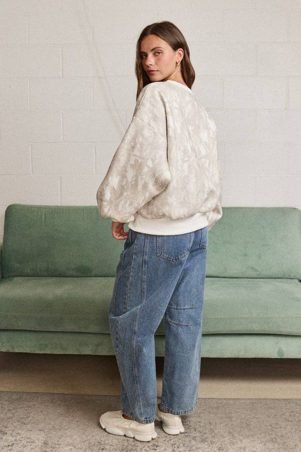 Woodland Camo Crewneck Sweatshirt