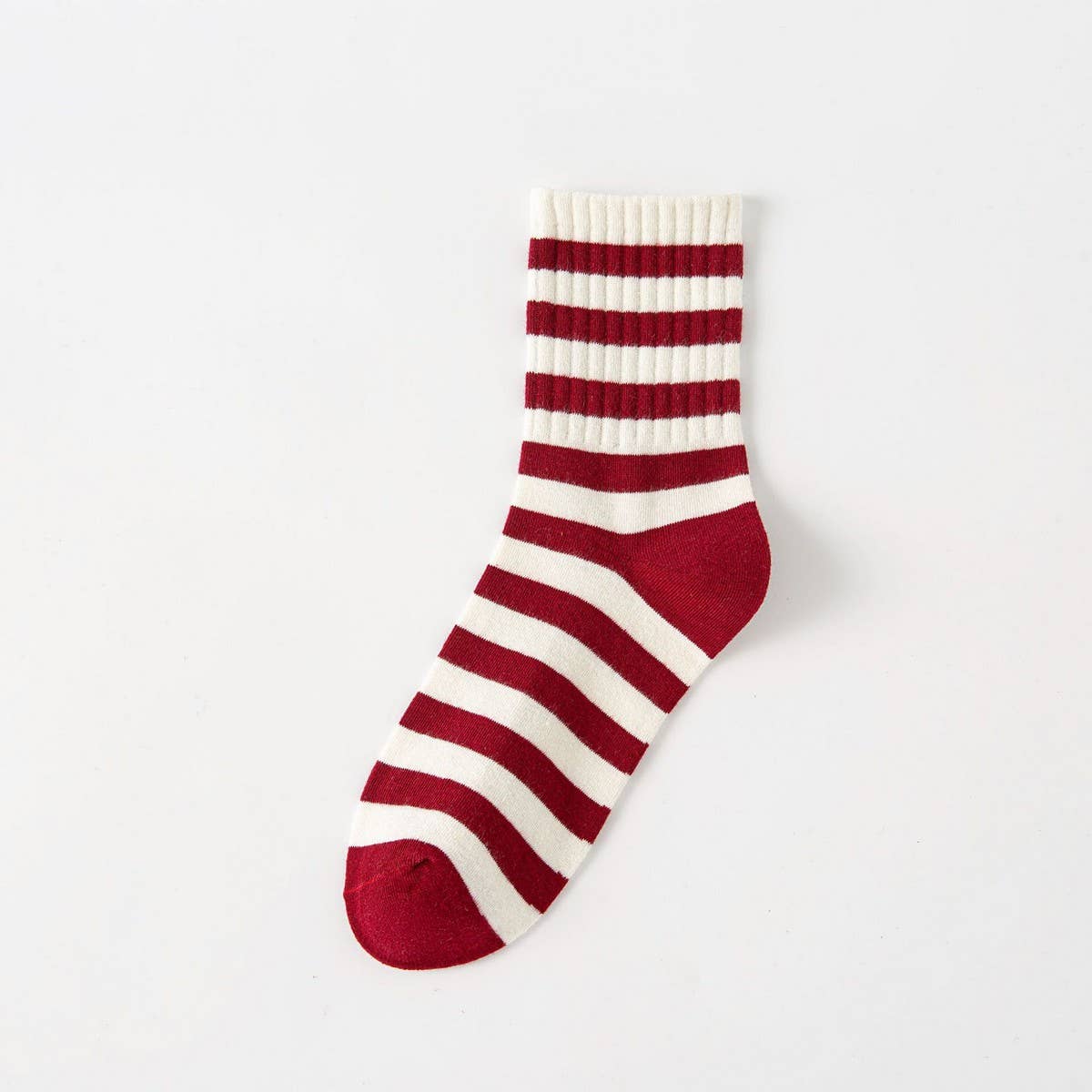 Red Bow Cotton Crew Socks