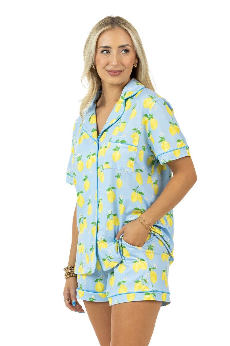 Zesty Lemons Wholesale Pajama Sets