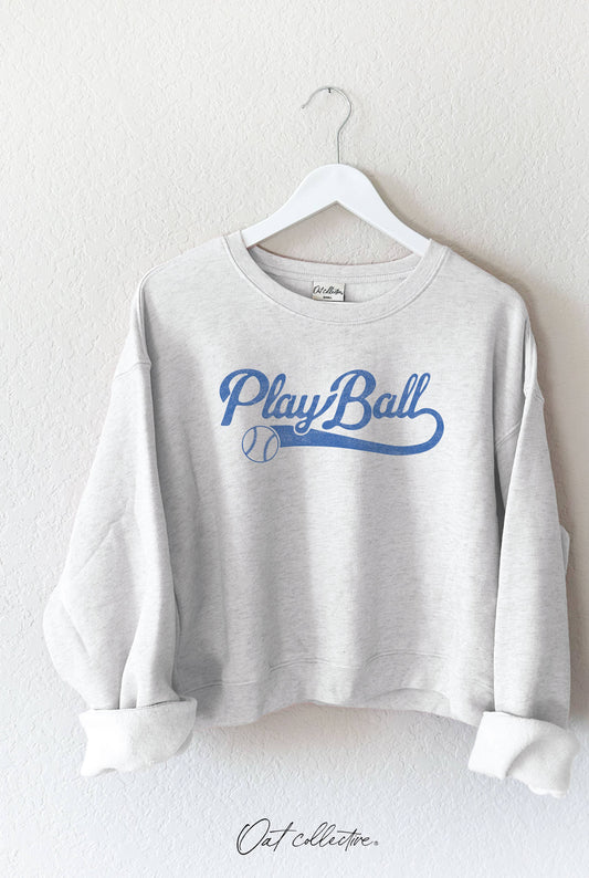 PLAY BALL Mid Graphic Sweatshirt