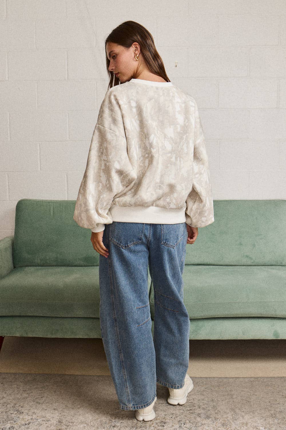 Woodland Camo Crewneck Sweatshirt