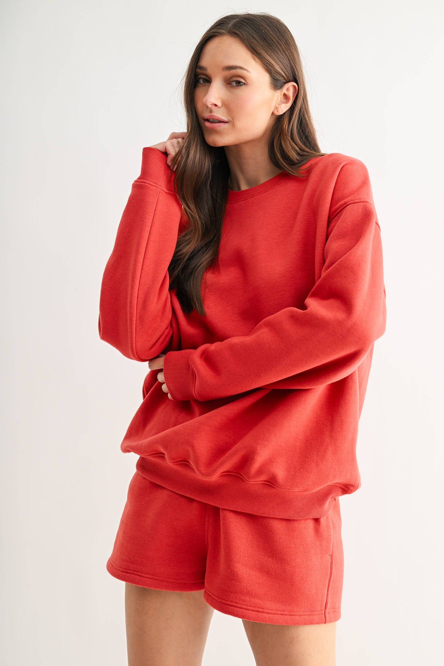 Oversized Fleece Sweatshirt